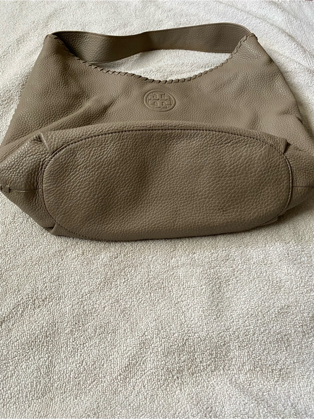 Tory Burch Marion Whipstitch Hobo bag Pebbled Leather - Picture 8 of 15